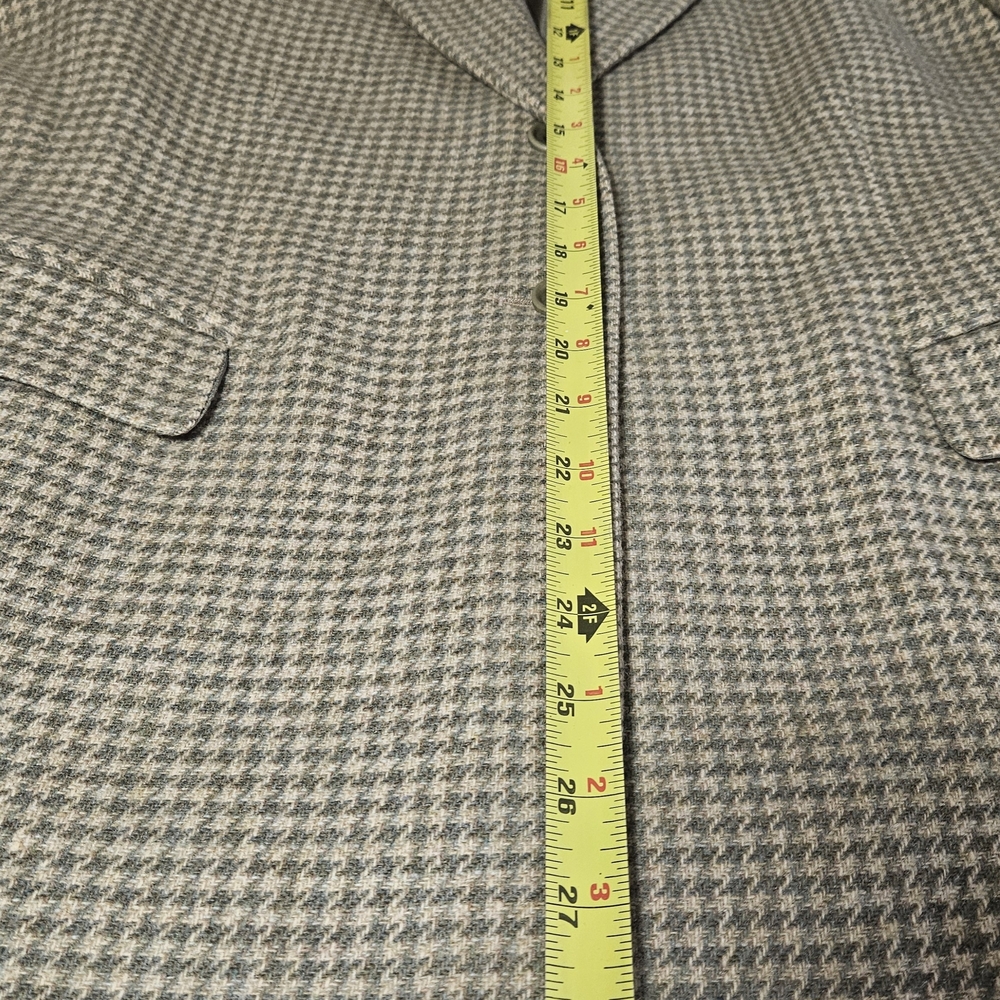 Pendleton Vintage Womans Medium Olive Houndstooth… - image 3